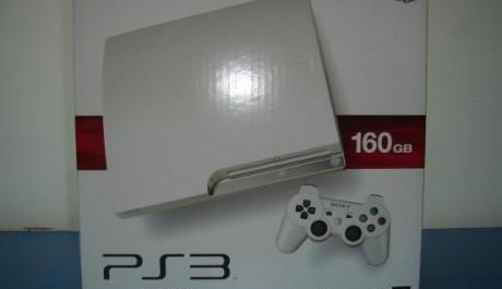 PS3 SLIM WHITE 160GB Jailbroken Rush photo